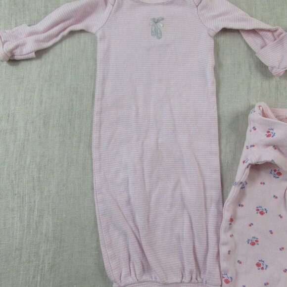 Lot of 3 Carter's Sleep & Play Sleeper Kids Newborn Multi Printed Front Zip - Picture 2 of 6